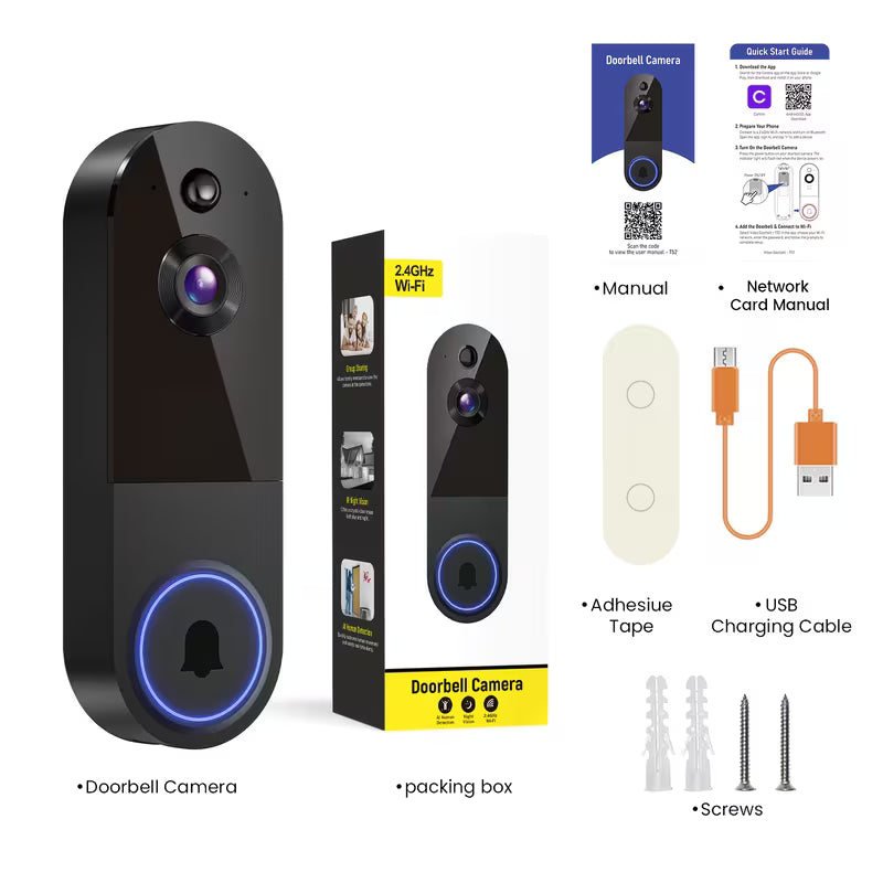 2K Wireless DoorBell Camera